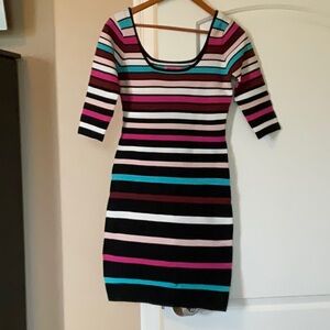 Multi-colored dress, size 10